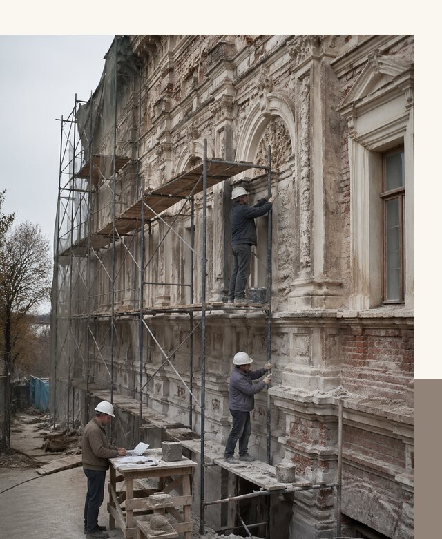 Реставрация объектов культурного наследия под ключ в Когалыме